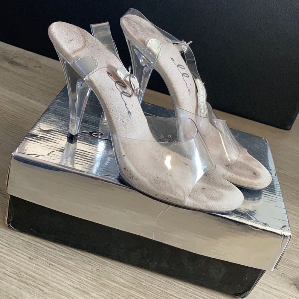 Ellie clear competition heels